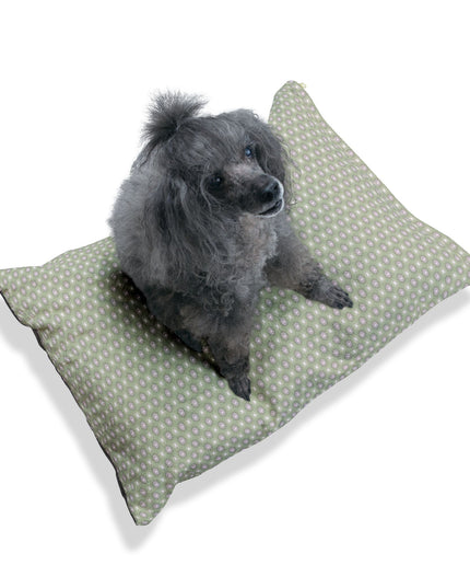 Olive Star-crossed Bodies Pet Bed, 28" × 18"