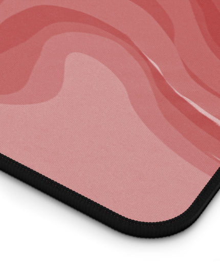 Power Red Wavey 12" x 18" Desk Mat