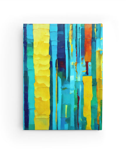Striped Alpha 5" x 7" Journal - 128 Blank pages