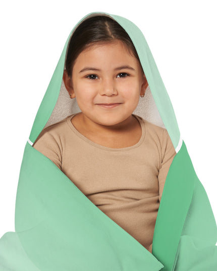 Mint Fade Youth Hooded Towel, 24" x 48"