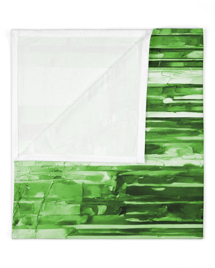 Striped Mint Pastel Baby Swaddle 30″×40″ Blanket