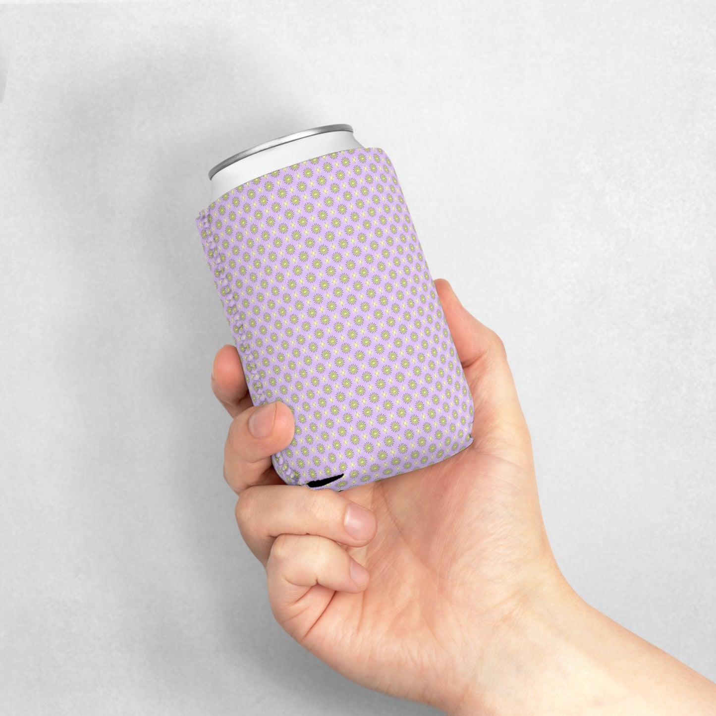 Magenta Star-crossed Bodies 12 oz Can Cooler Sleeve