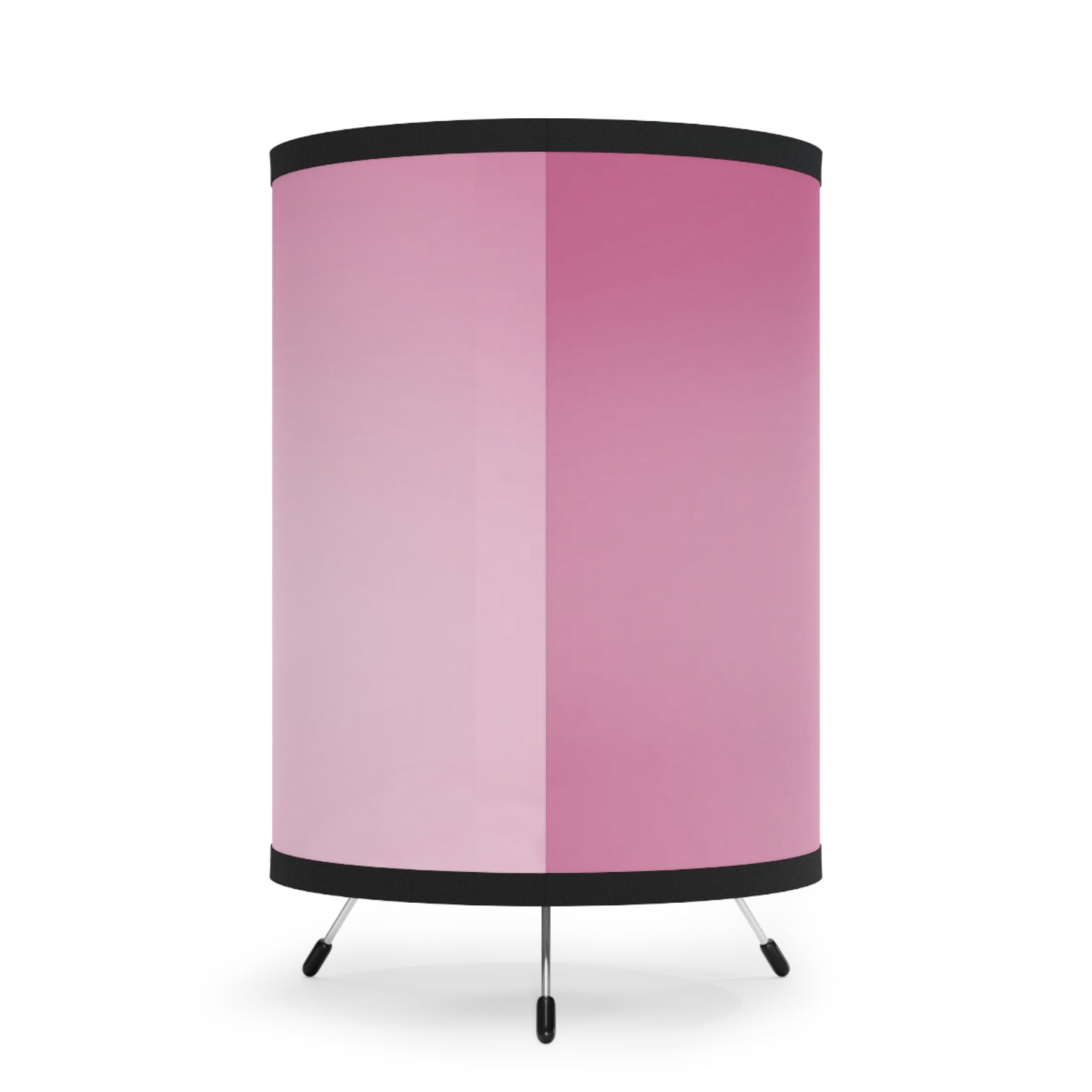 Pink Blush Fade Tripod Lamp with High-Res Printed Shade, US\CA plug