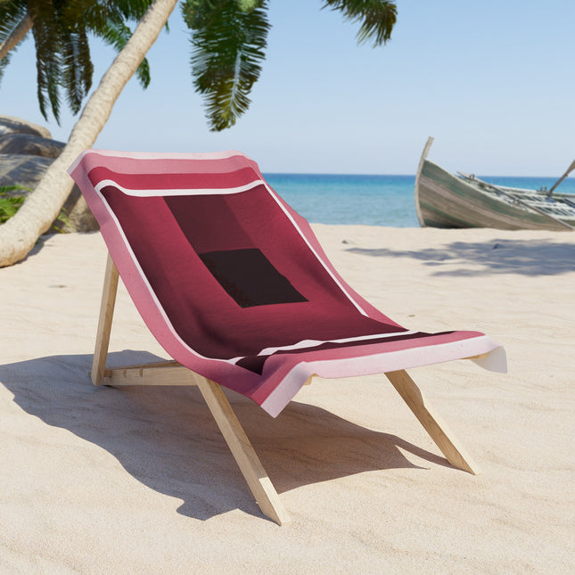 Red Shadow 30" x 60" Beach Towel