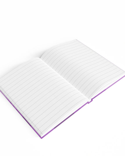 Wavey Purple Wavey 5" x 7" Journal - 128 Ruled Line pages