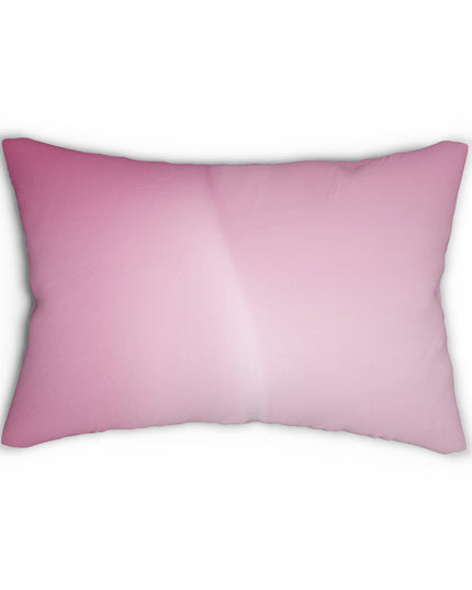 Pink Blush Spun Polyester Lumbar Pillow, 20" x 14"