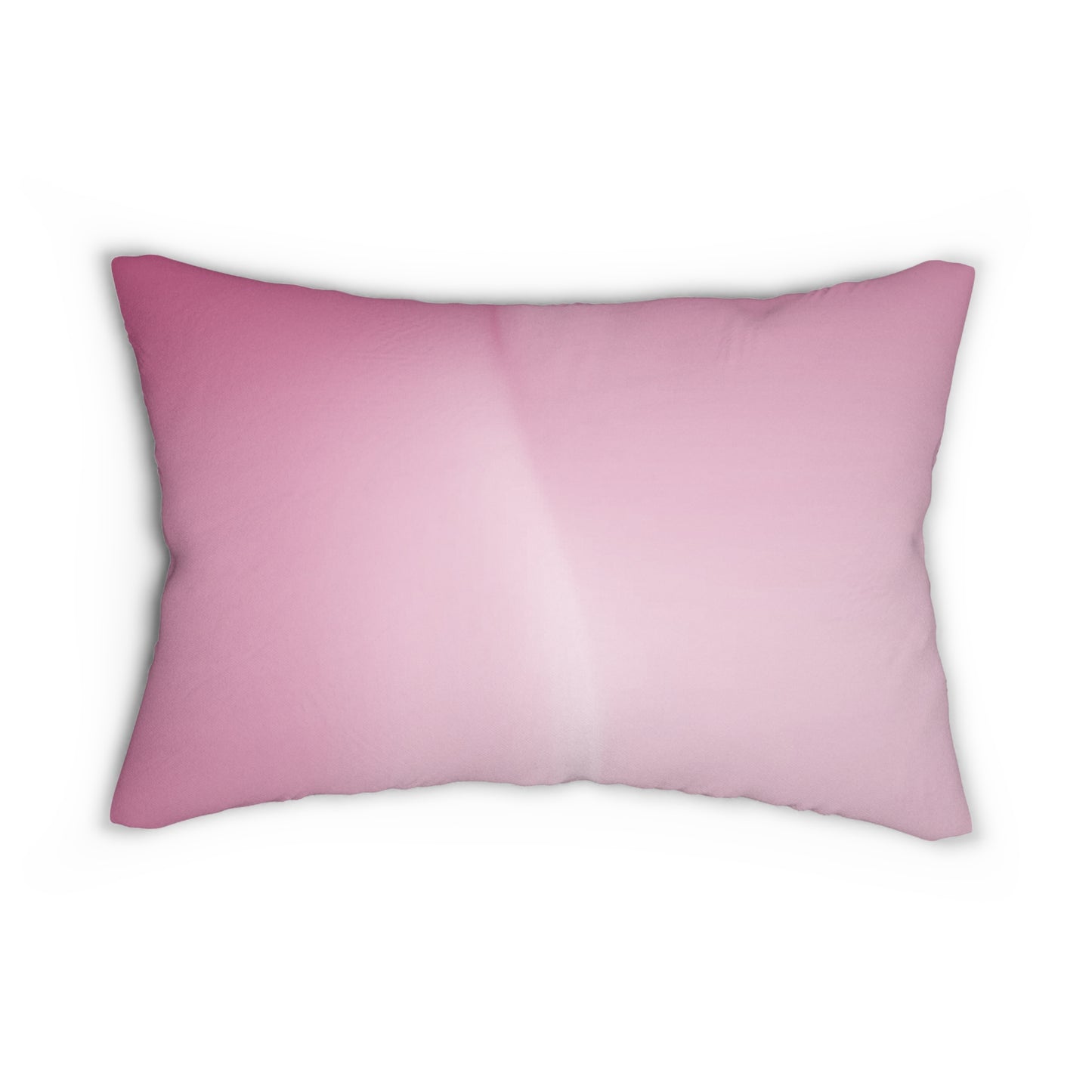 Pink Blush Spun Polyester Lumbar Pillow, 20" x 14"
