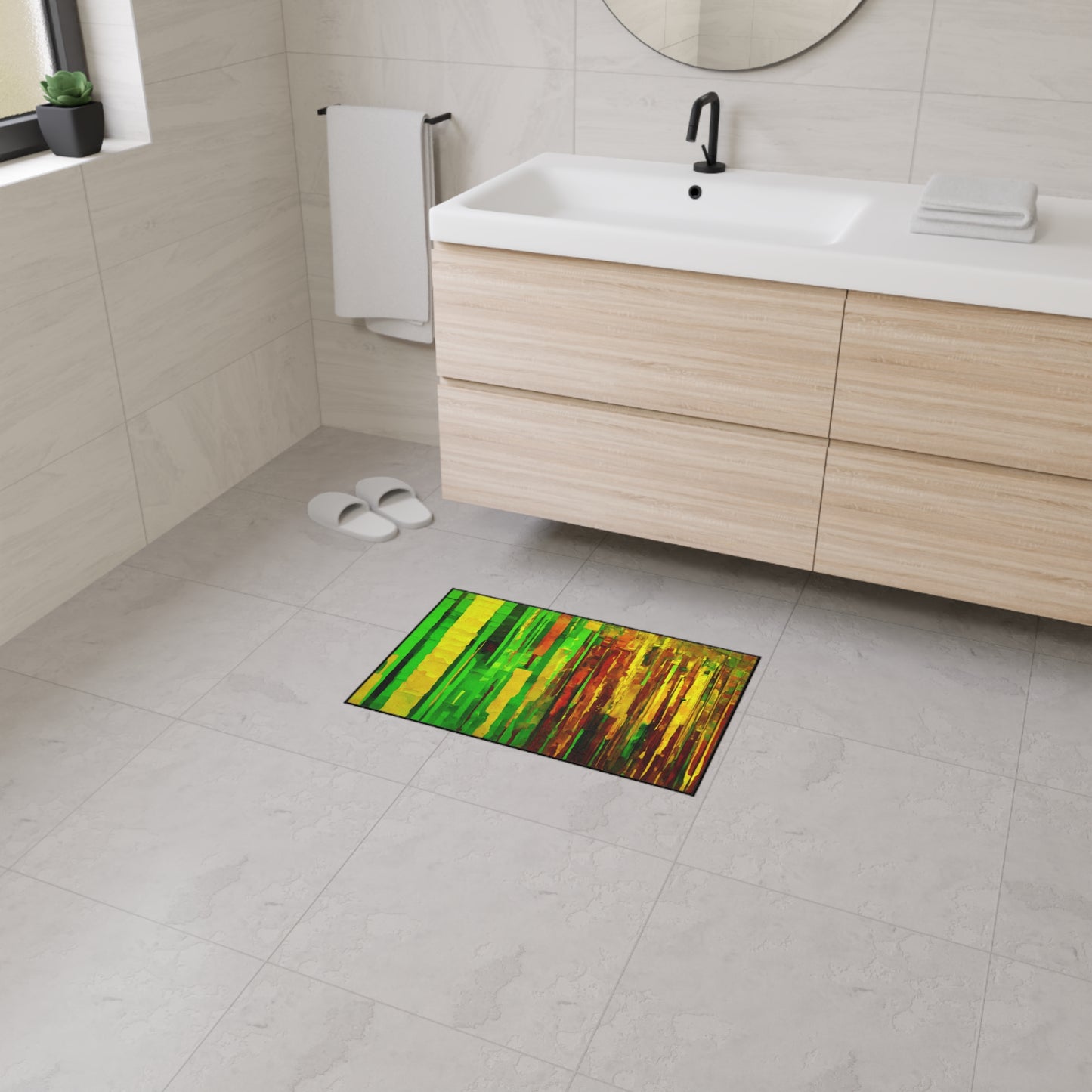 Striped Beta 18" x 27" Heavy Duty Floor Mat