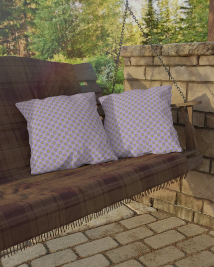 Magenta Star-crossed Bodies 18" x 18" Outdoor Pillow