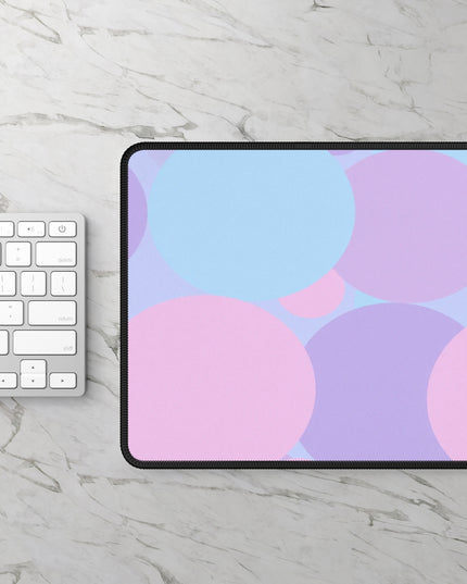 Pastel Purple and Mauve Patches 9" x 7" Gaming Mouse Pad