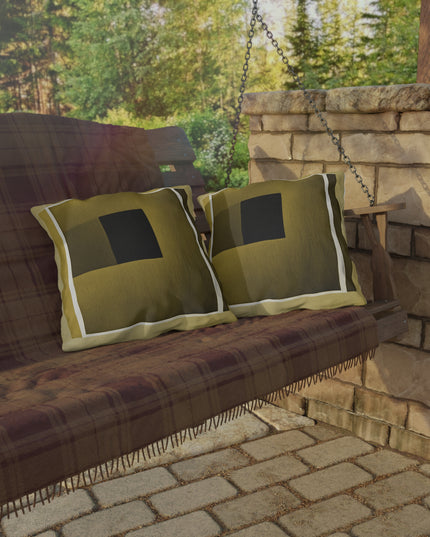 Tan Shadow 18" x 18" Outdoor Pillow