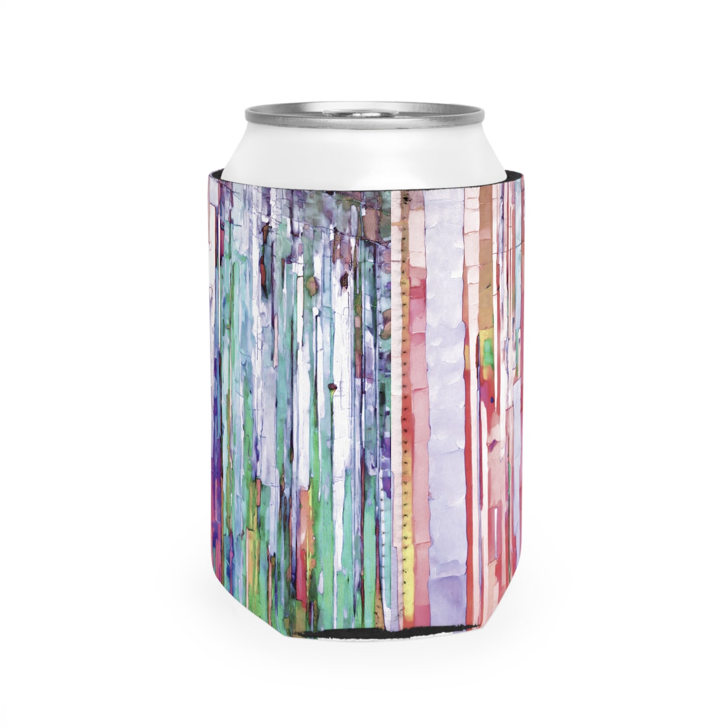 Striped Pastels 12 oz Can Cooler Sleeve