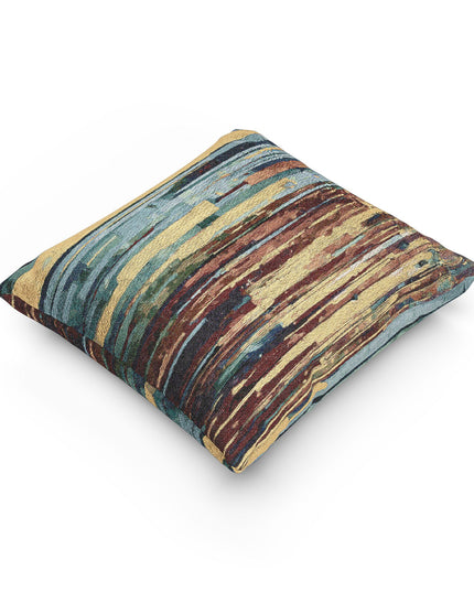 Striped Alpha Woven Pillow, 17" x 18"
