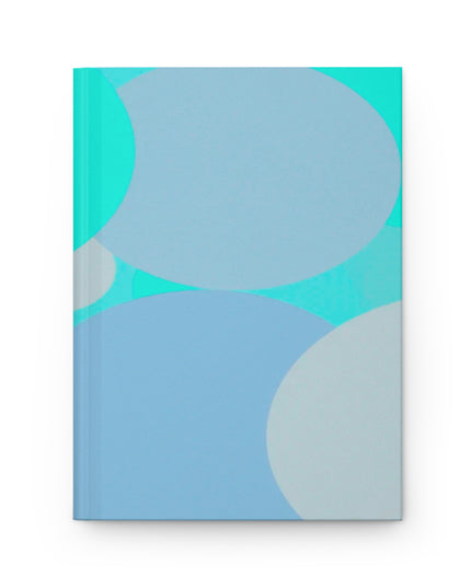 Pastel Tan and Tif Patches 5.75" x 8" Hardcover Journal Matte with 150 lined pages