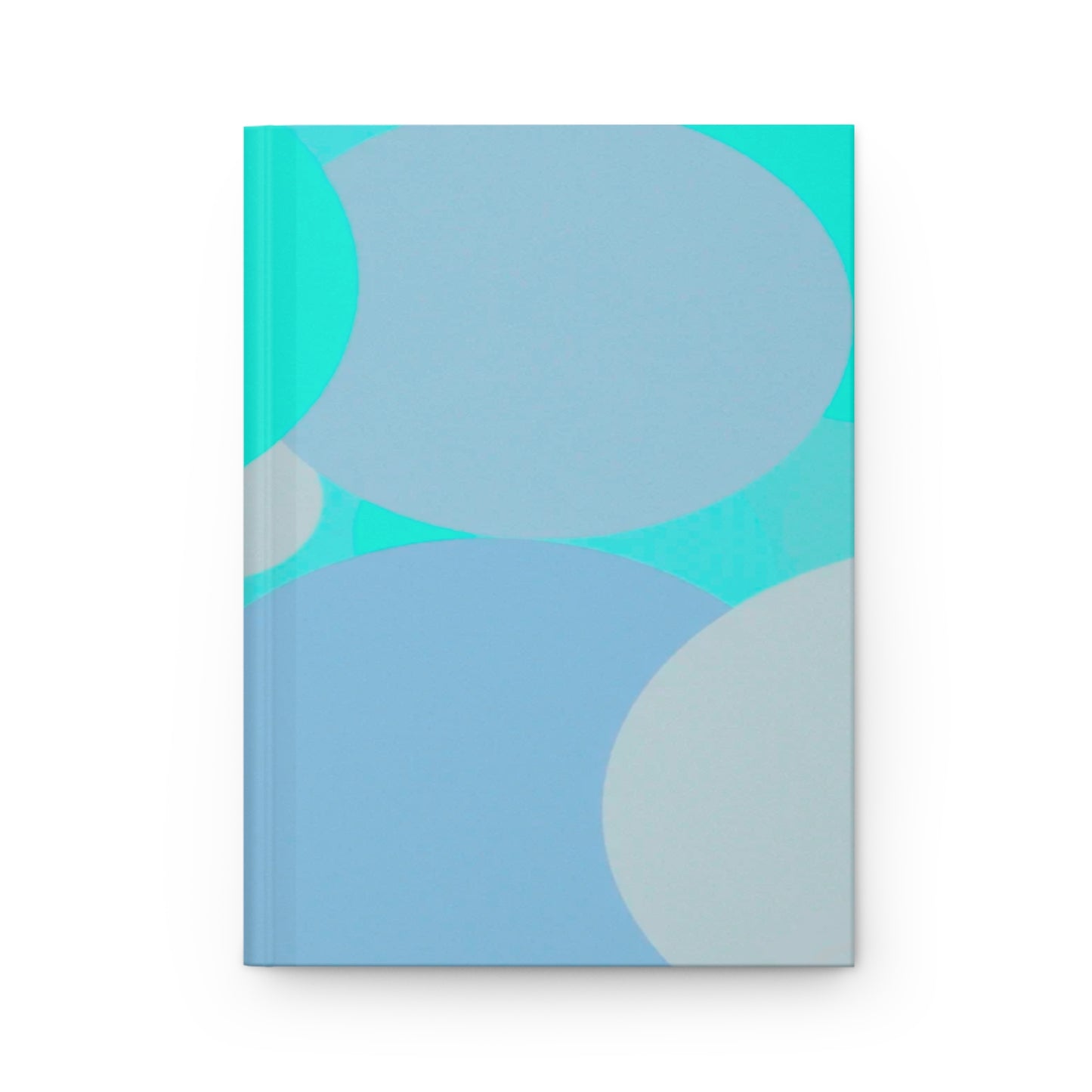 Pastel Tan and Tif Patches 5.75" x 8" Hardcover Journal Matte with 150 lined pages