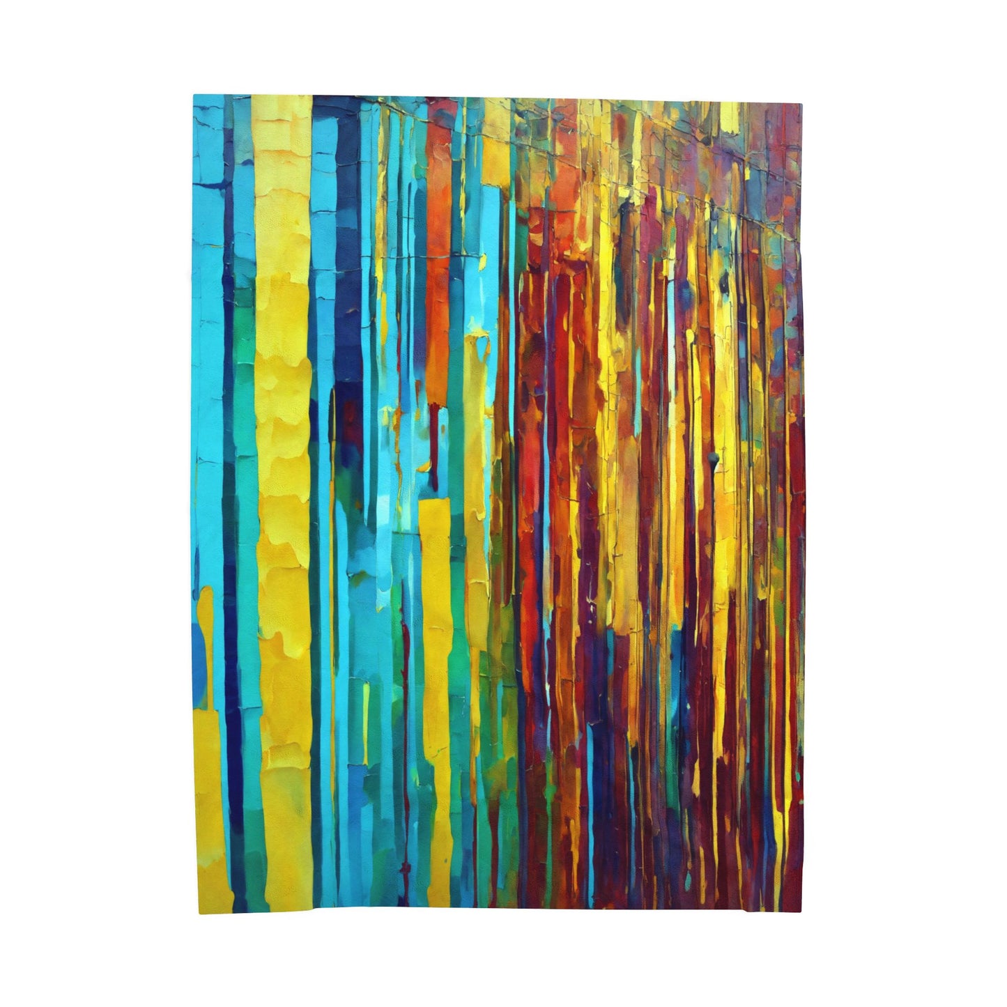 Striped Alpha Velveteen Plush Blanket, 60" x 80"