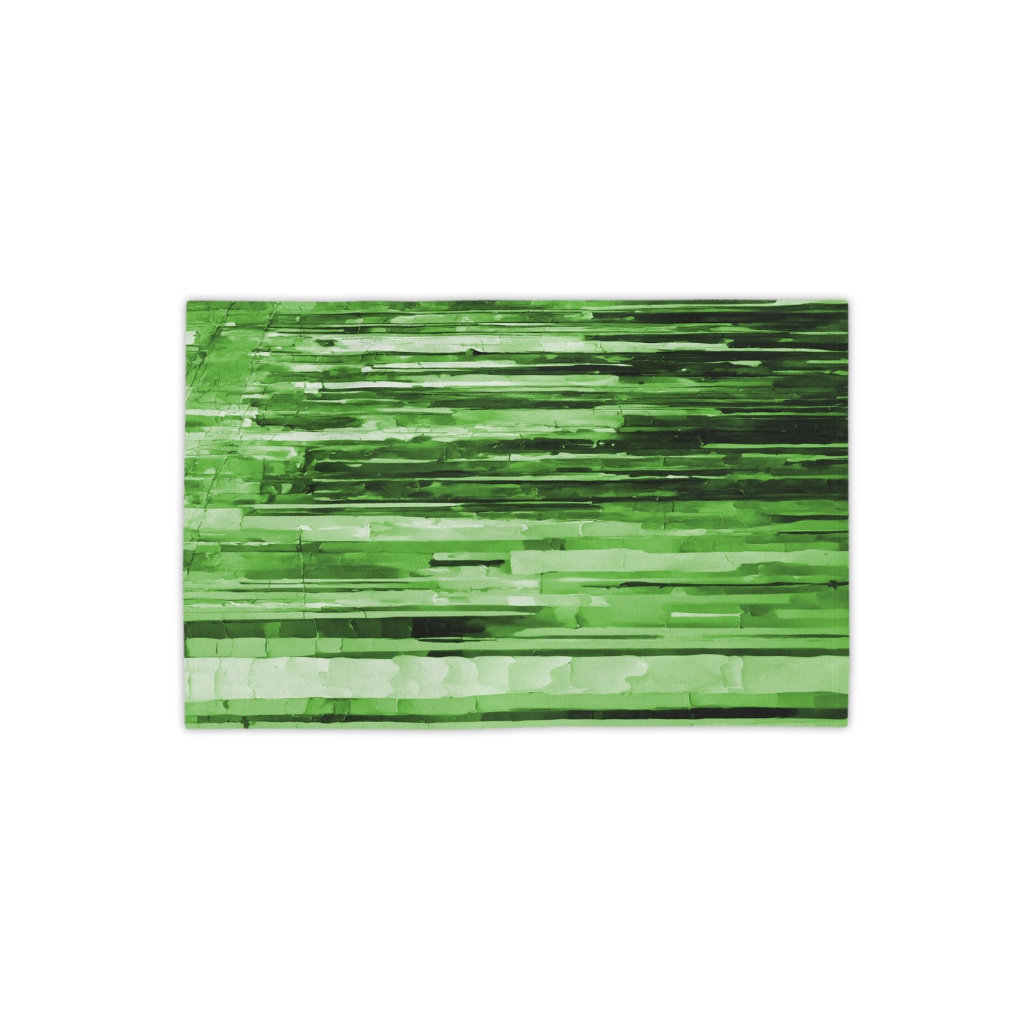 Striped Mint Pastel Beach Towel, 18" x 27"