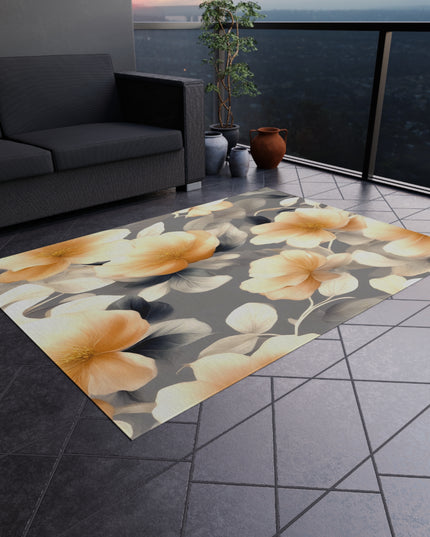 Soft Blossom Floral Bunch Outdoor Rug, 60" x 84"