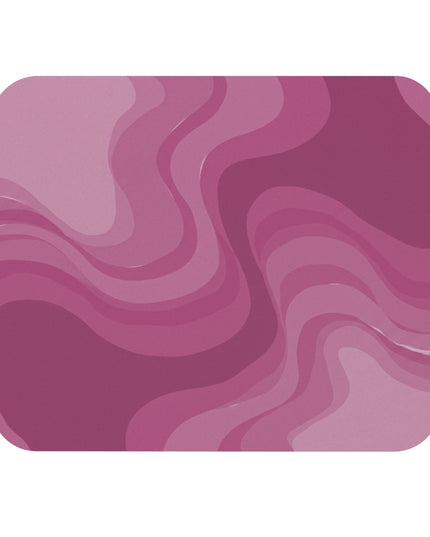 Pinky Mauve Wavey Mouse Pad, 9" x 8" Rectangle