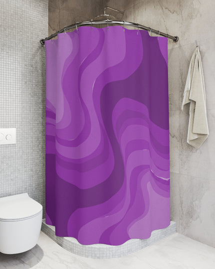 Wavey Purple Wavey Shower Curtains, 71" x 74"