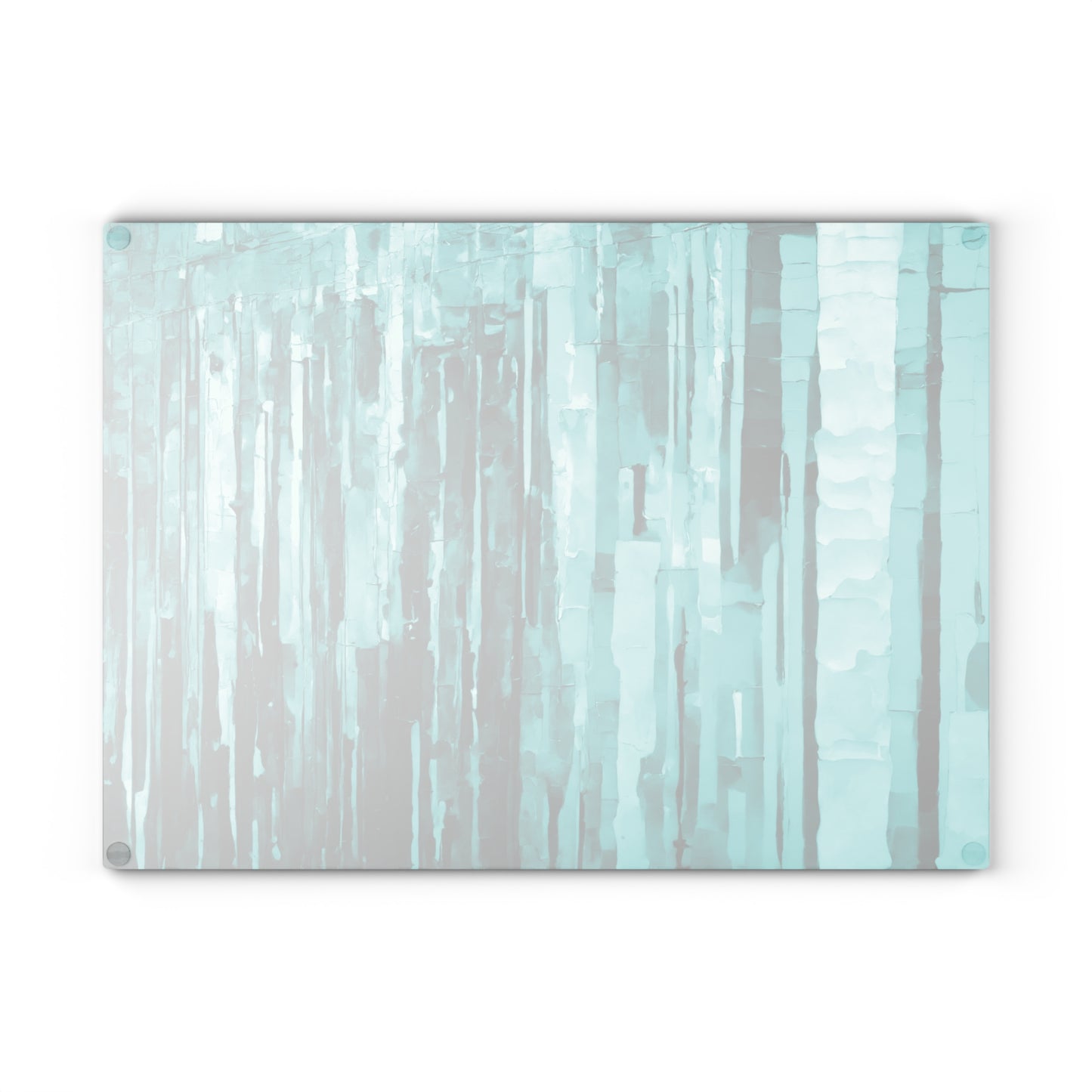 Striped Tif 11" x 15" Glass Cutting Board