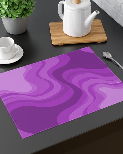 Wavey Purple Wavey Placemat, 1 pc