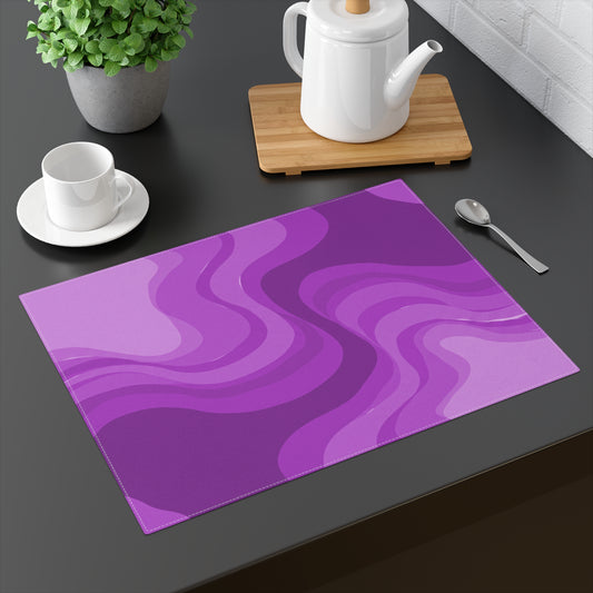 Wavey Purple Wavey Placemat, 1 pc