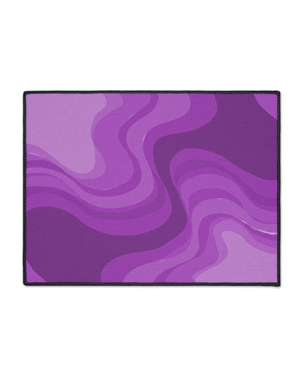 Wavey Purple Wavey 18" x 24" Heavy Duty Floor Mat