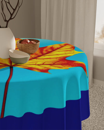 Alpha Maple Leaf Tablecloth, 55" x 55"