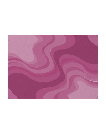Pinky Mauve Wavey 60" x 84" Outdoor Rug