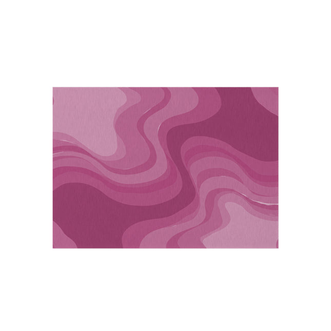 Pinky Mauve Wavey 60" x 84" Outdoor Rug
