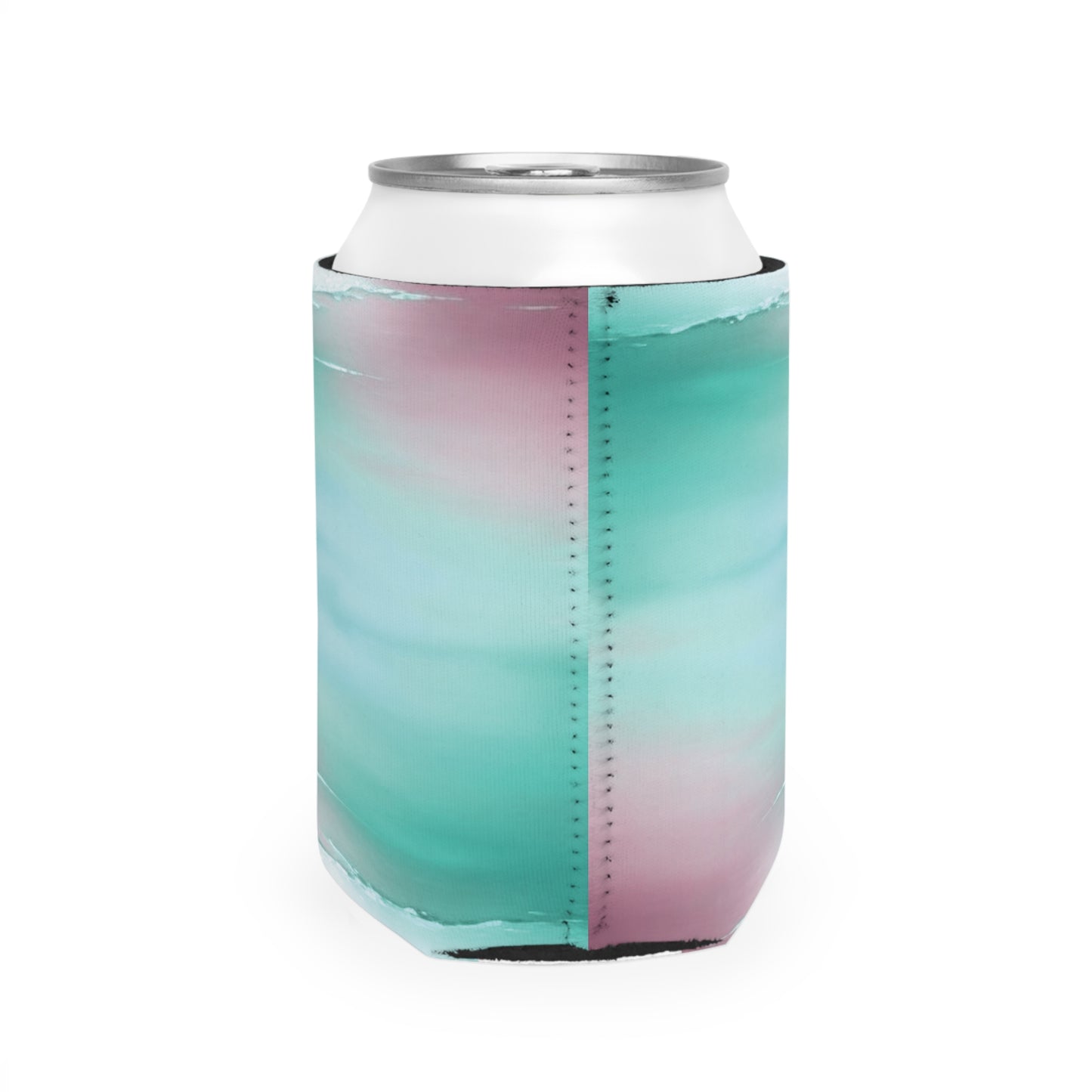 Green Sea Lavender Fog 12 oz Can Cooler Sleeve