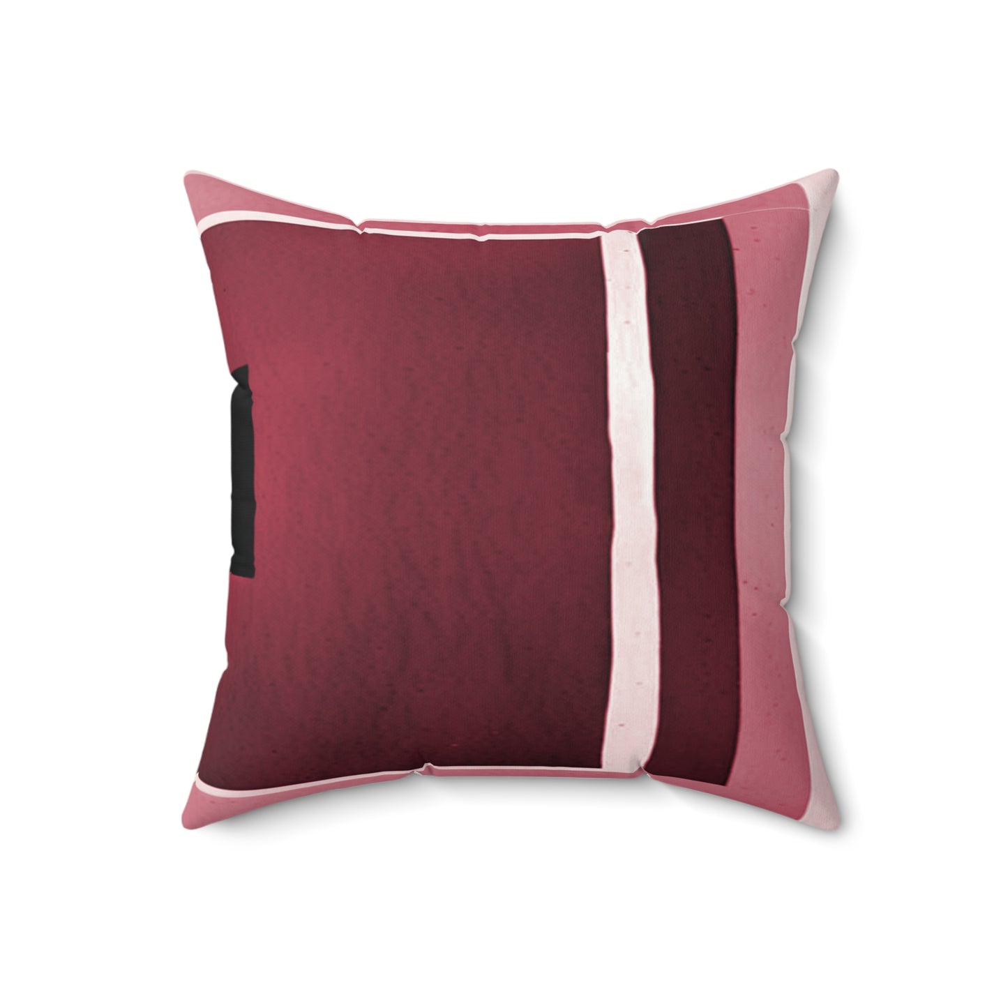 Red Shadow 18" x 18" Faux Suede Square Pillow