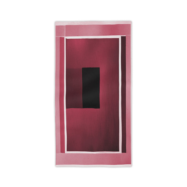 Red Shadow Beach Towel, 24" x 44"