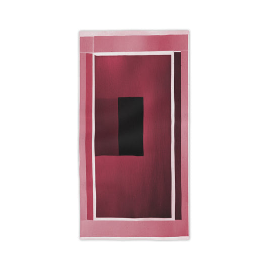 Red Shadow Beach Towel, 24" x 44"