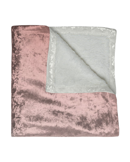 Rose Red Fade 50" x 60" Crushed Velvet Blanket