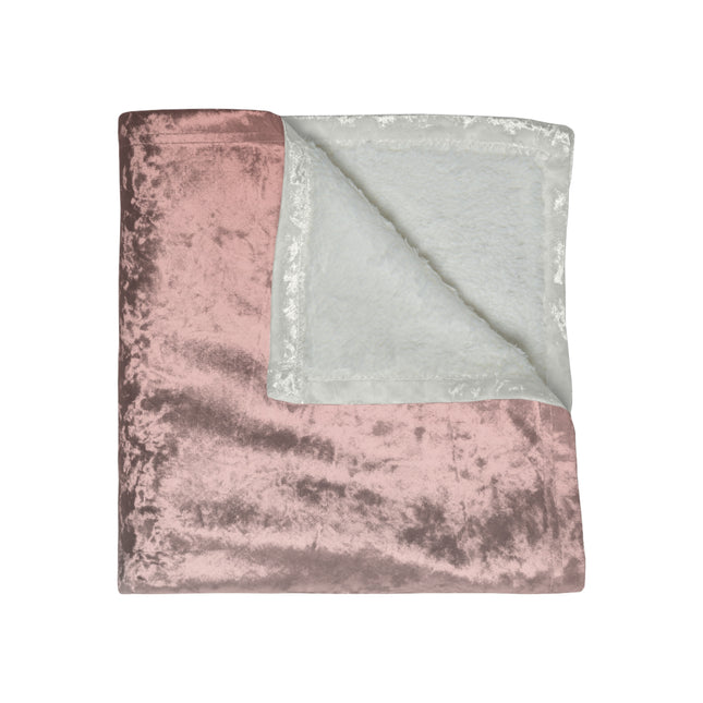 Rose Red Fade 50" x 60" Crushed Velvet Blanket