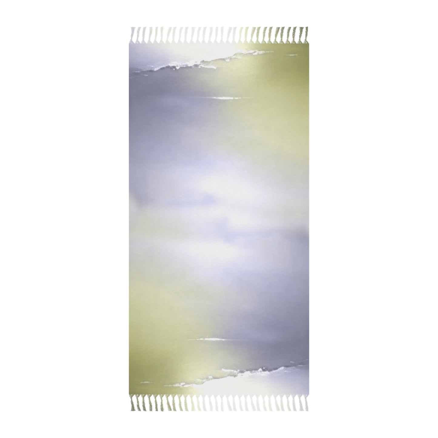 Lavender Sea Golden Fog 38" × 81" Boho Beach Cloth