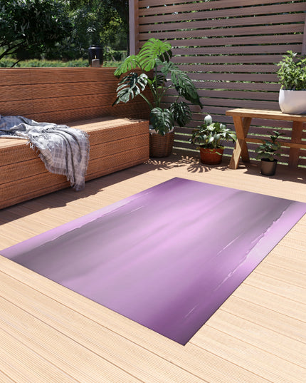 Dark Pink Sea Amethyst Fog 48" x 72" Outdoor Rug