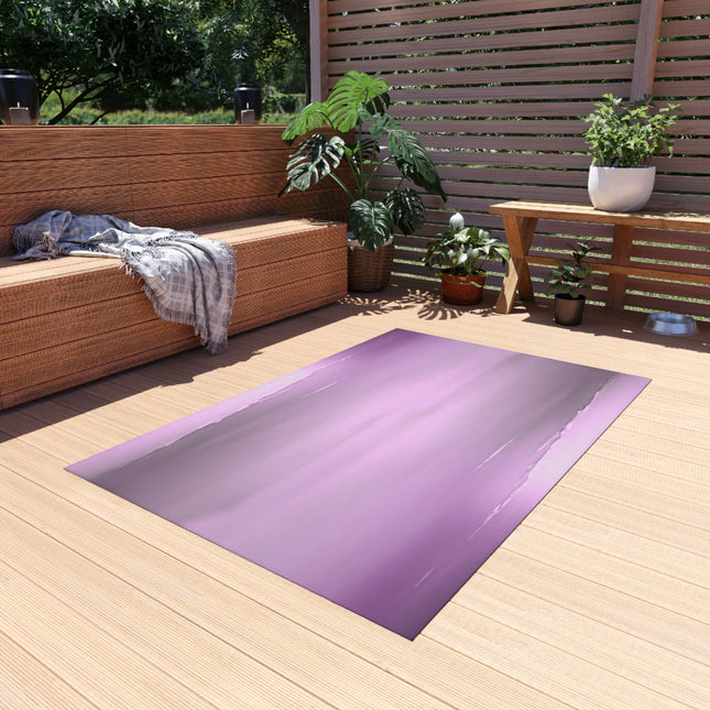 Dark Pink Sea Amethyst Fog 48" x 72" Outdoor Rug