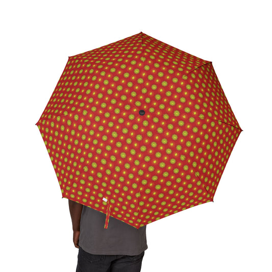 Late Evening Star-crossed Bodies Foldable Umbrella - Compact & Chic