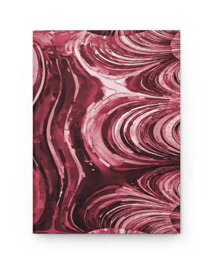 Uzi Spiral Ruby 5.75" x 8" Hardcover Journal Matte with 150 lined pages