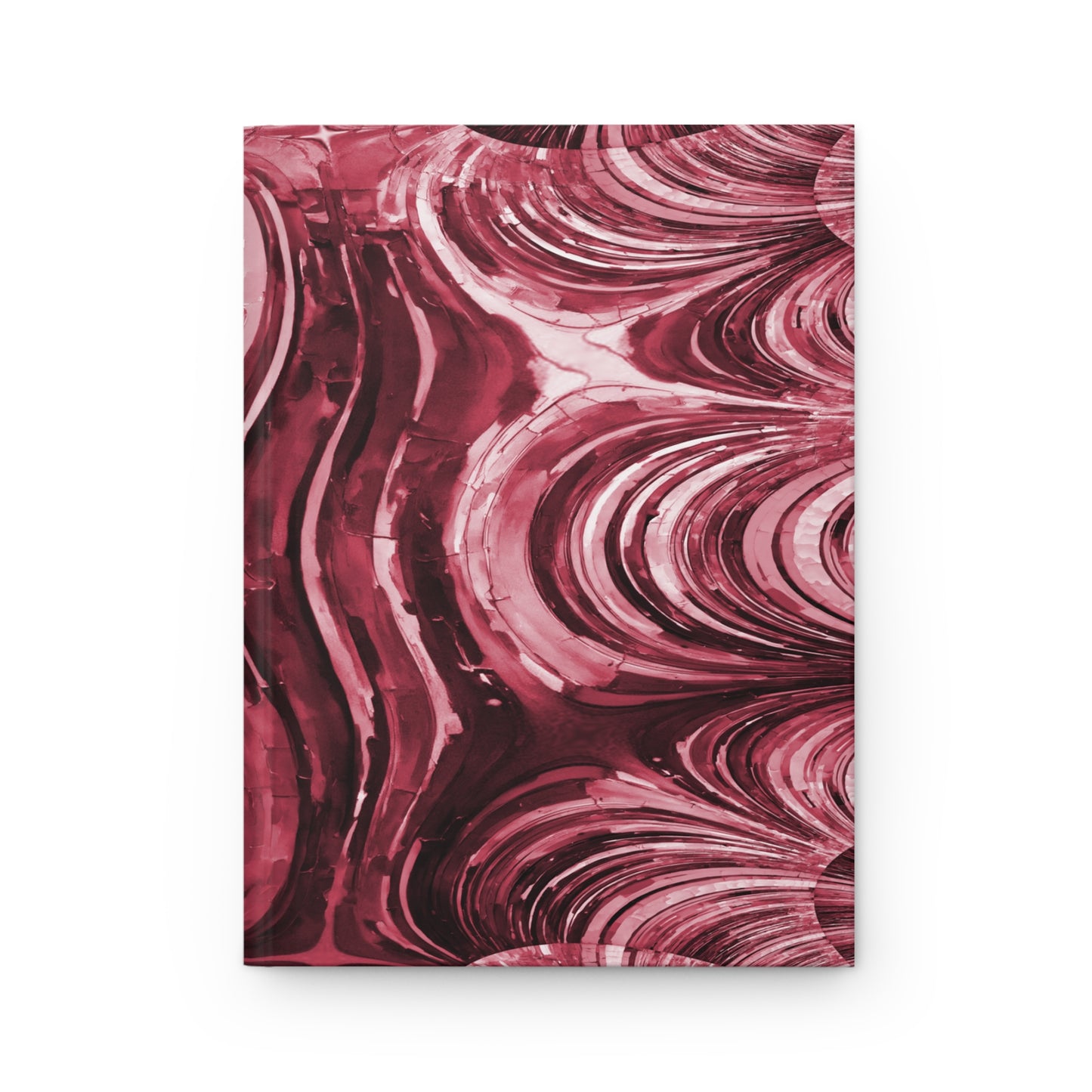 Uzi Spiral Ruby 5.75" x 8" Hardcover Journal Matte with 150 lined pages