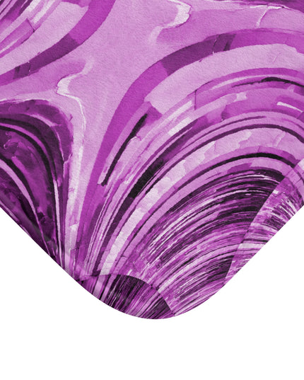 Uzi Spiral Powder Lavender 24" x 17" Bath Mat