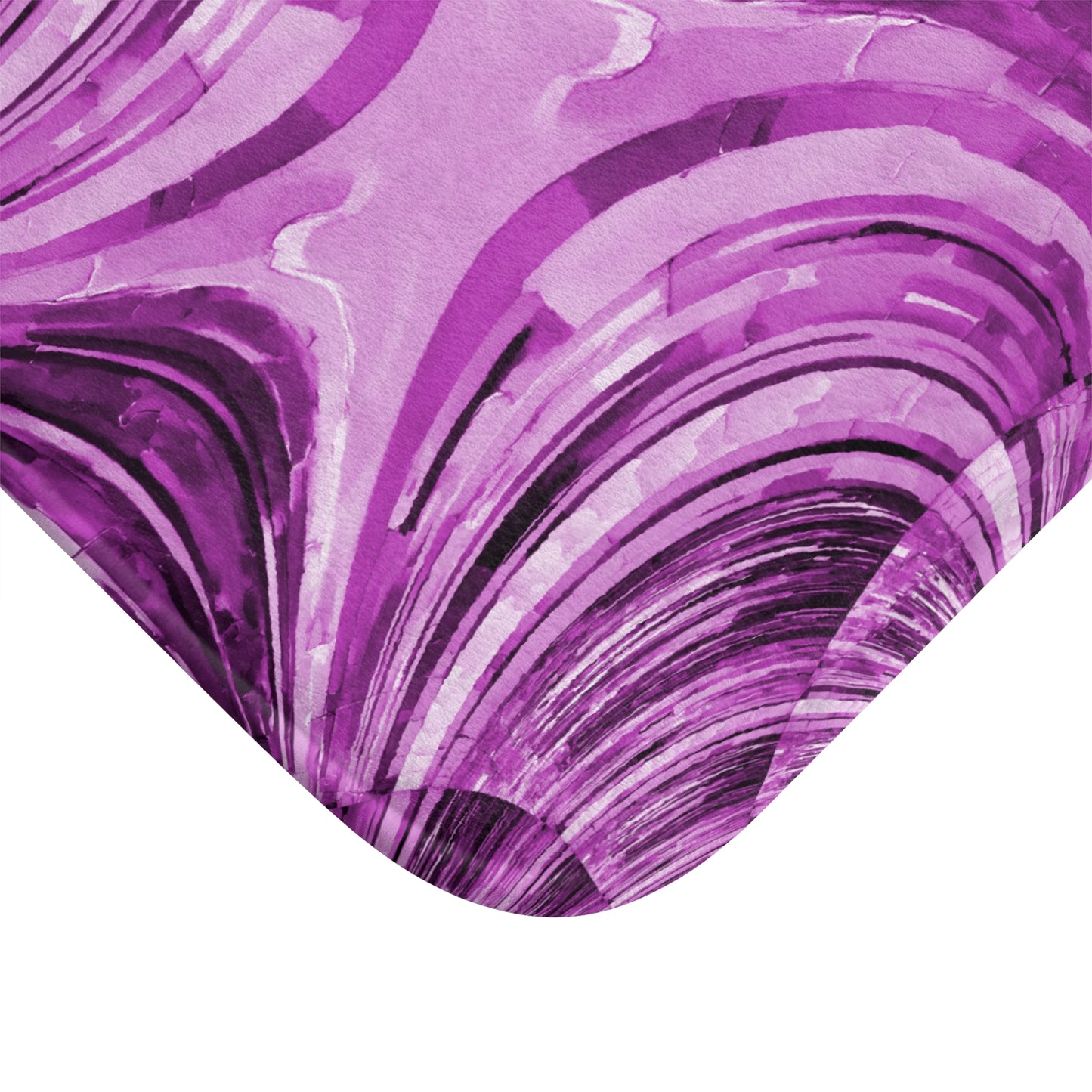 Uzi Spiral Powder Lavender 24" x 17" Bath Mat