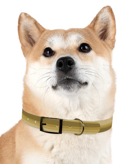 Brown Wavey Extra Large Dog Collar