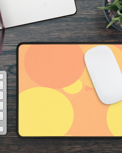 Pastel Bright Oranges Patches 9" x 7" Gaming Mouse Pad