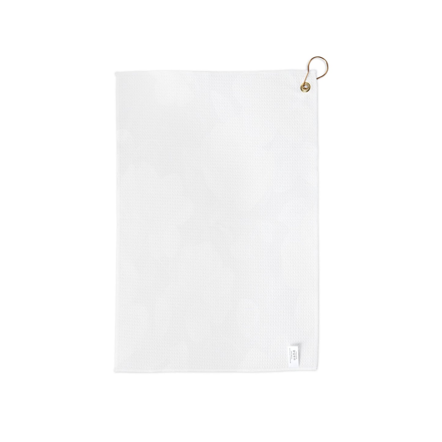 White Blush Floral Bunch Golf Towel, 16" x 24"