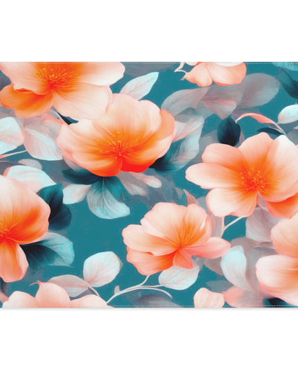 Orange Blossom Floral Bunch Placemat, 1 pc
