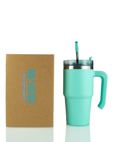 20oz POWDER COATED GRIPPY TUMBLER